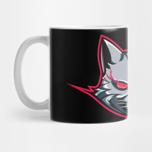 cat mascot for esport logo Mug